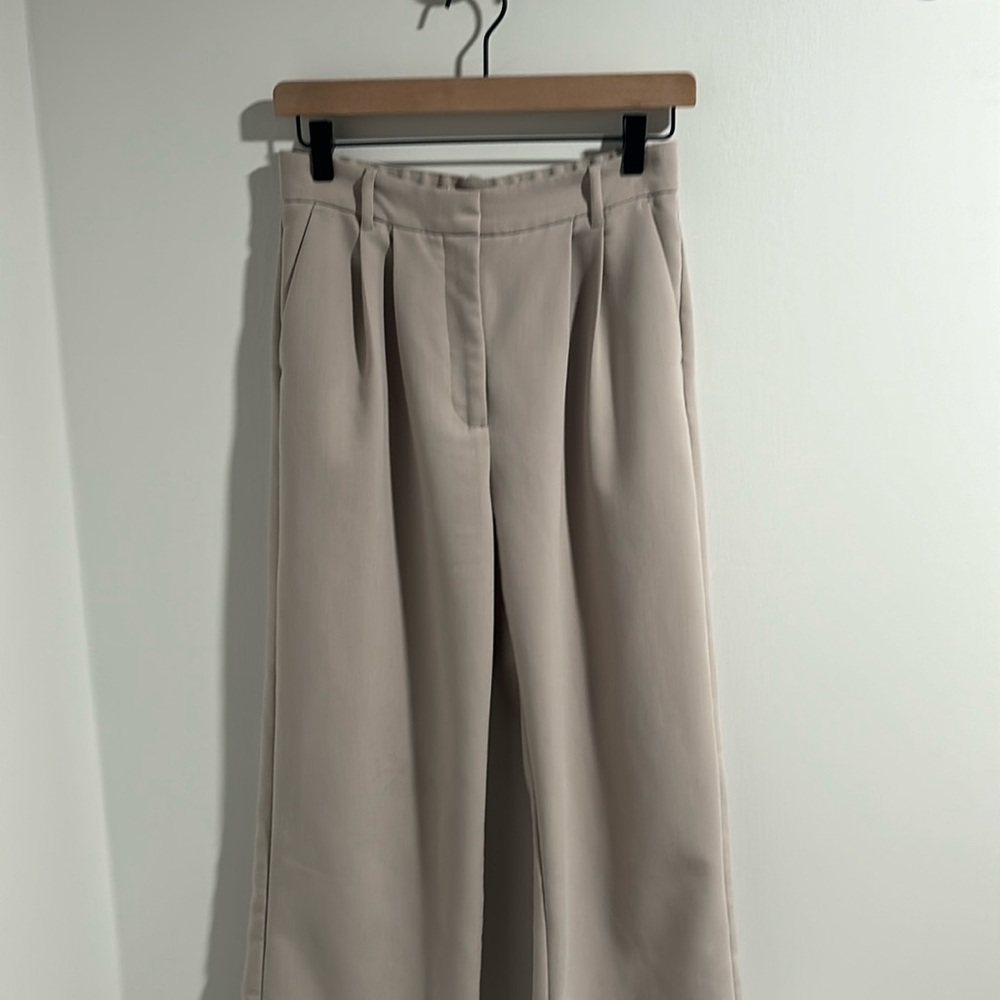 Abercrombie sloan trouser pant light taupe size 27